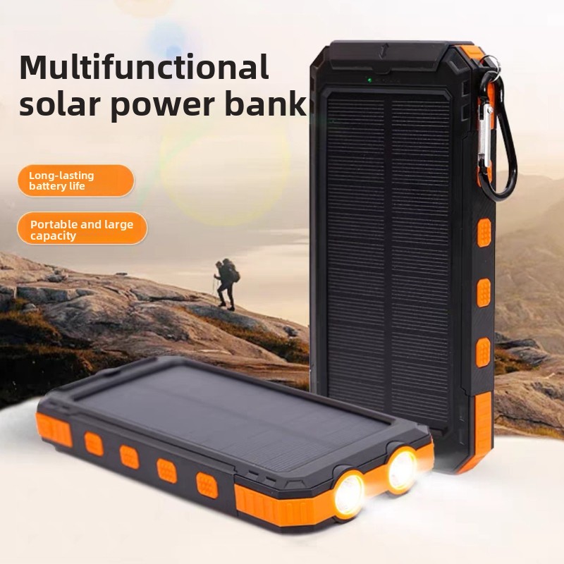 Solar Emergency Charger - Solar Power Bank Waterproof Outdoor Portable