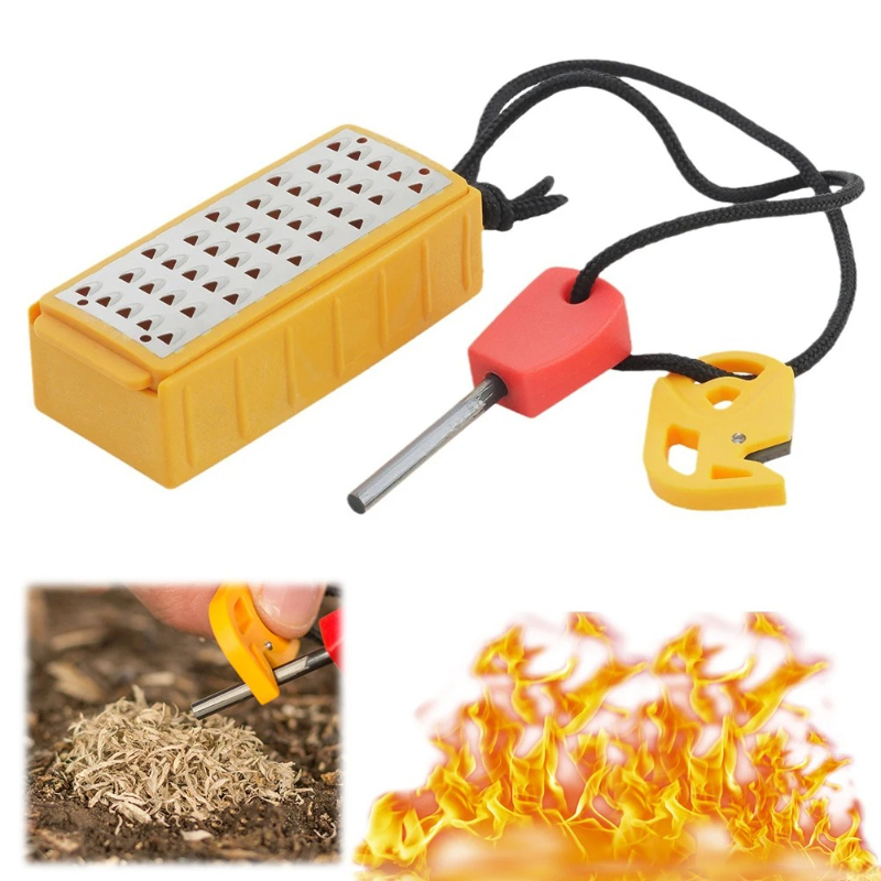 Portable Outdoor Emergency Tin - đánh giá và giá Magnesium Fire Starter