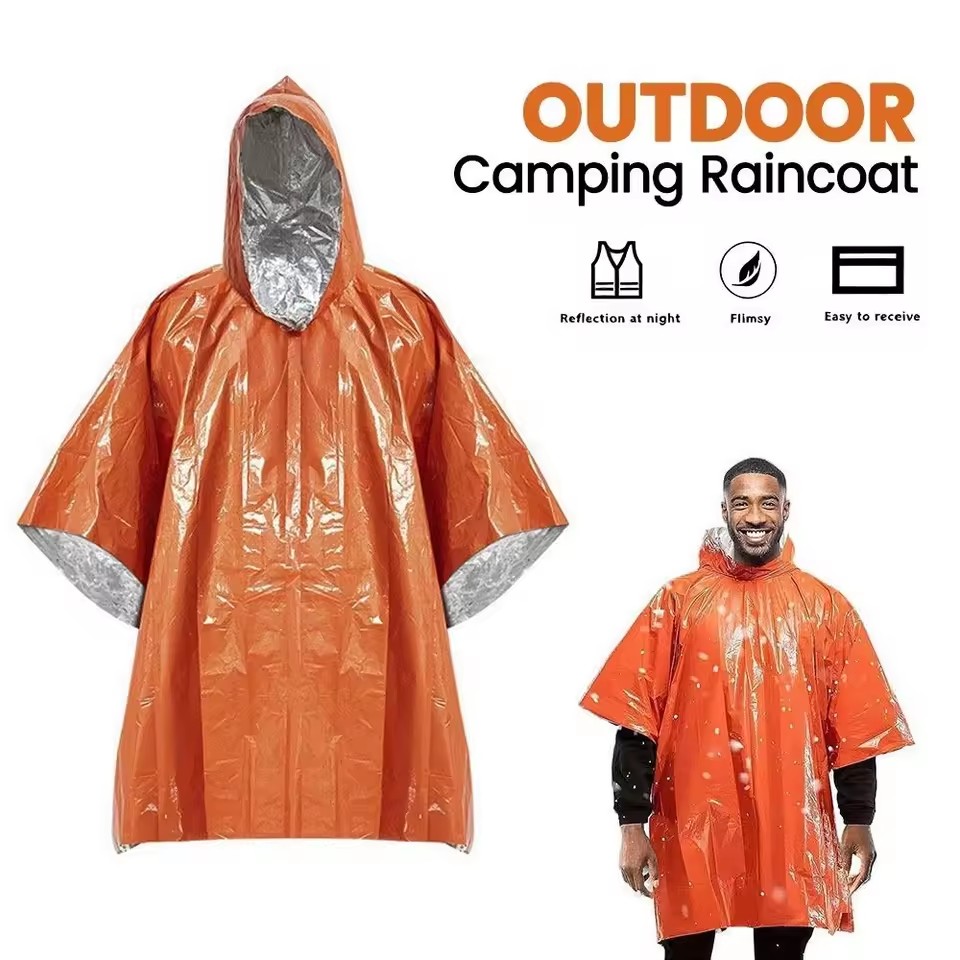 1Pc/2Pcs Emergency Rain Poncho - đánh giá và giá Emergency Poncho Rain